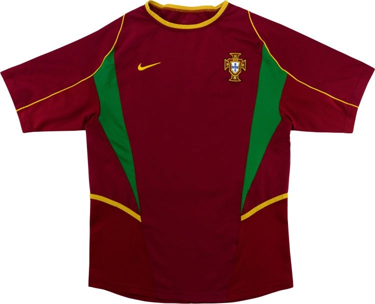 Tailandia Camiseta Portugal 1ª Kit Retro 2002 Rojo
